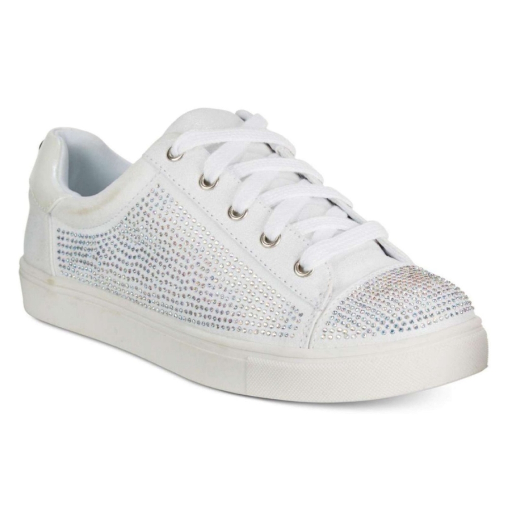 Material Girl Womens Elanie Fabric Low Top Lace Up